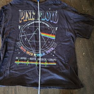 Oversized Pink Floyd Rock Band Music 100% Cotton T-shirt, Mens Xsmall